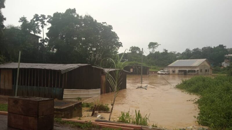 Franceville-inondation: les lacs Mangoungou et Bapili en furie sortent de leurs lits